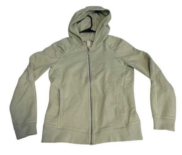Lululemon Tops - Lululemon Hoodie Womens 6 Mint Scuba Light Cotton Fleece Sweatshirt Heathered